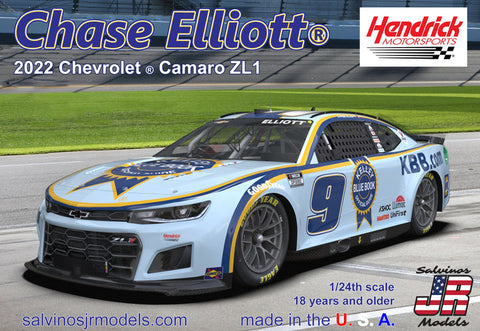 Salvino's Hendrick Motorsports Chase Elliott 2022 NEXT GEN Kelley Blue Book Chevrolet Camaro