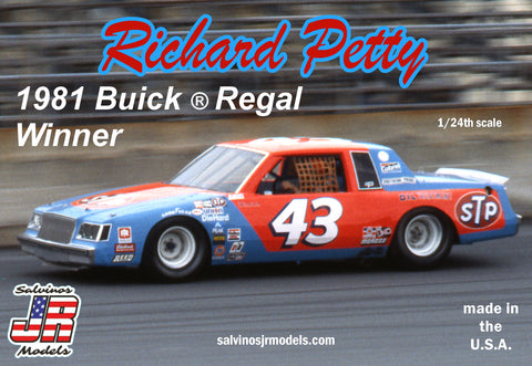 Salvino's JR Models Richard Petty 1981 Winner Buick Regal
