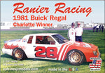 Salvino's JR Models Ranier Racing 1981 Buick Regal Charlotte Winner
